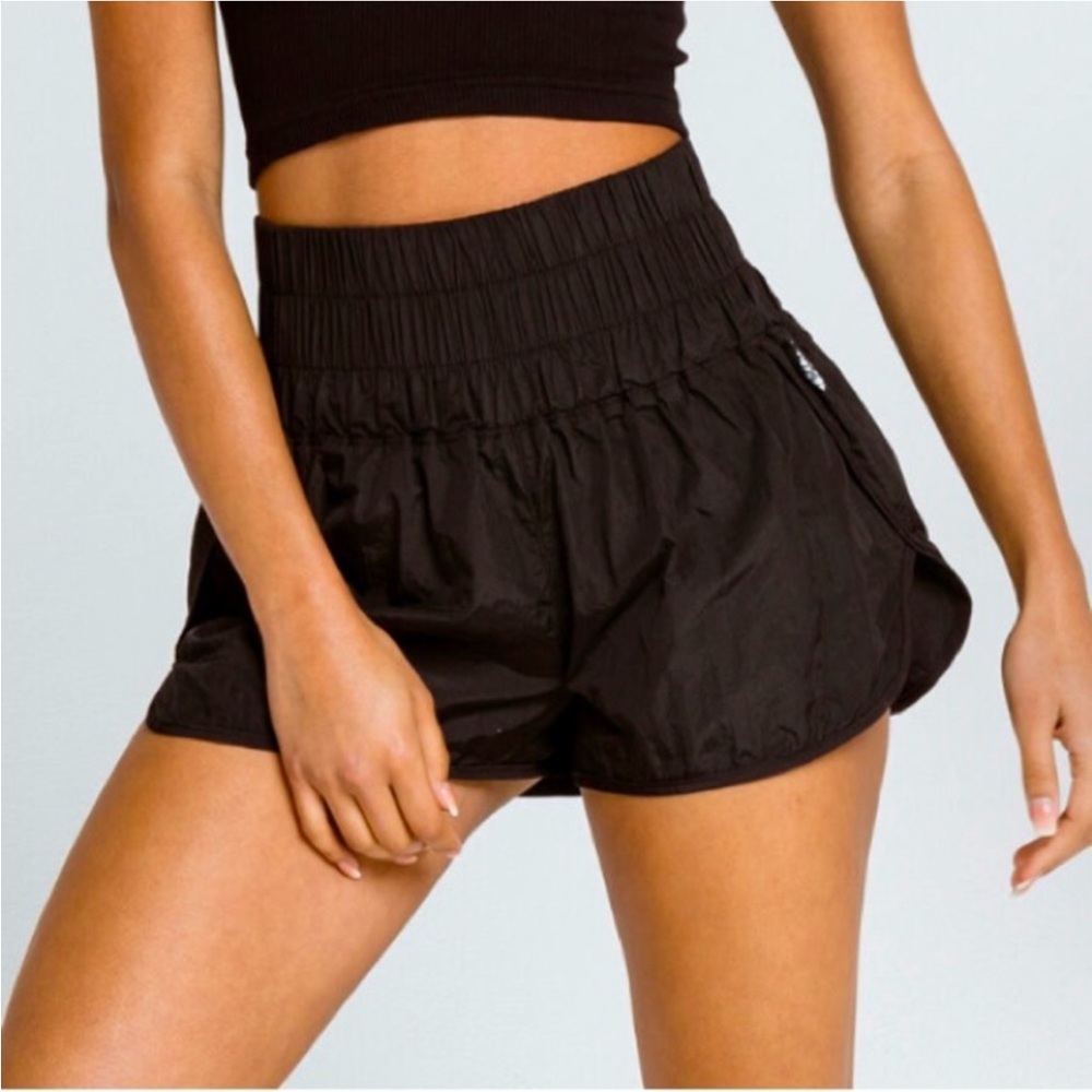 Free People Movement The Way Home High Waisted Shorts XS - Black